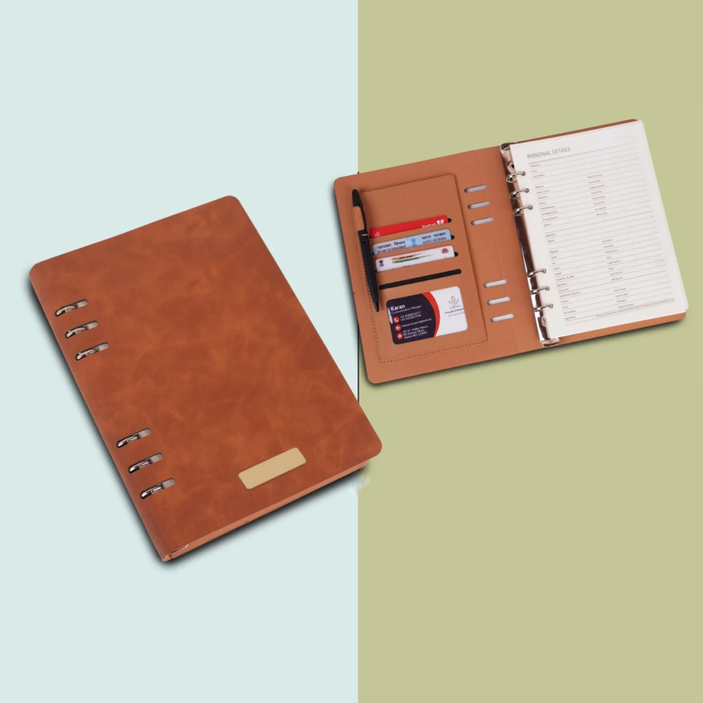 Personal Organizer With Card & Pen Slot