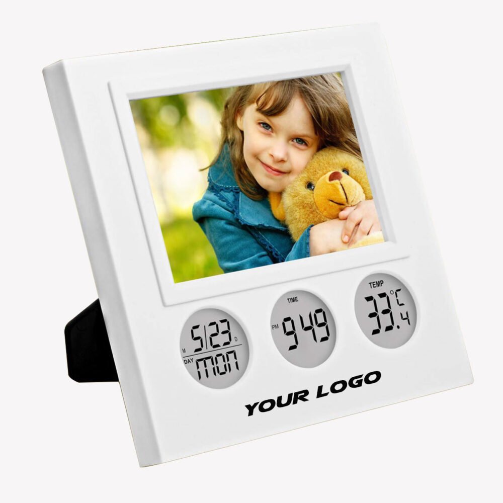 Bubble Clock With Photo Frame