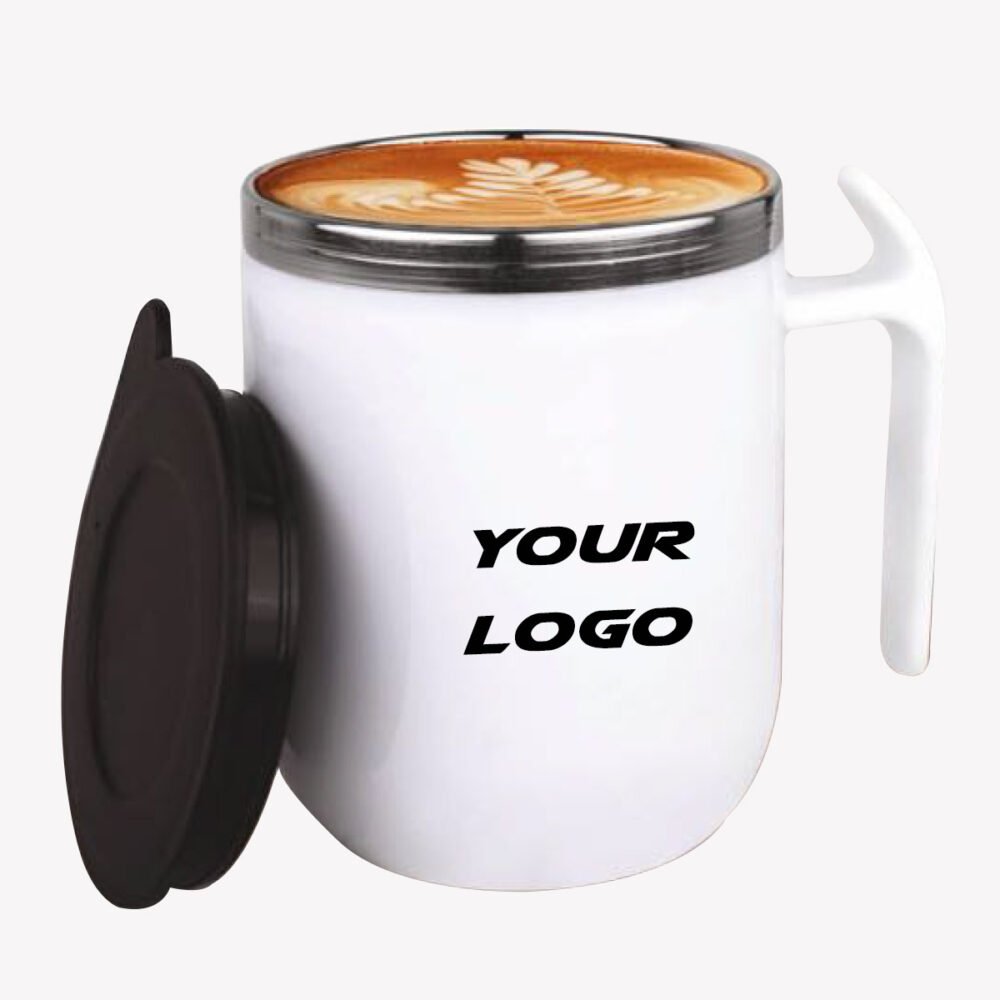 250ml Stainless Steel Double Wall Coffee Mug With Pointy Handle