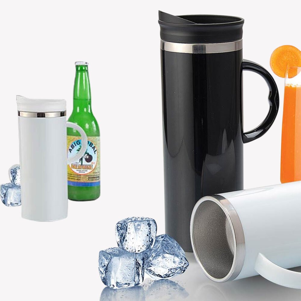 Lustre 450ml Stainless Steel Double Wall Mug