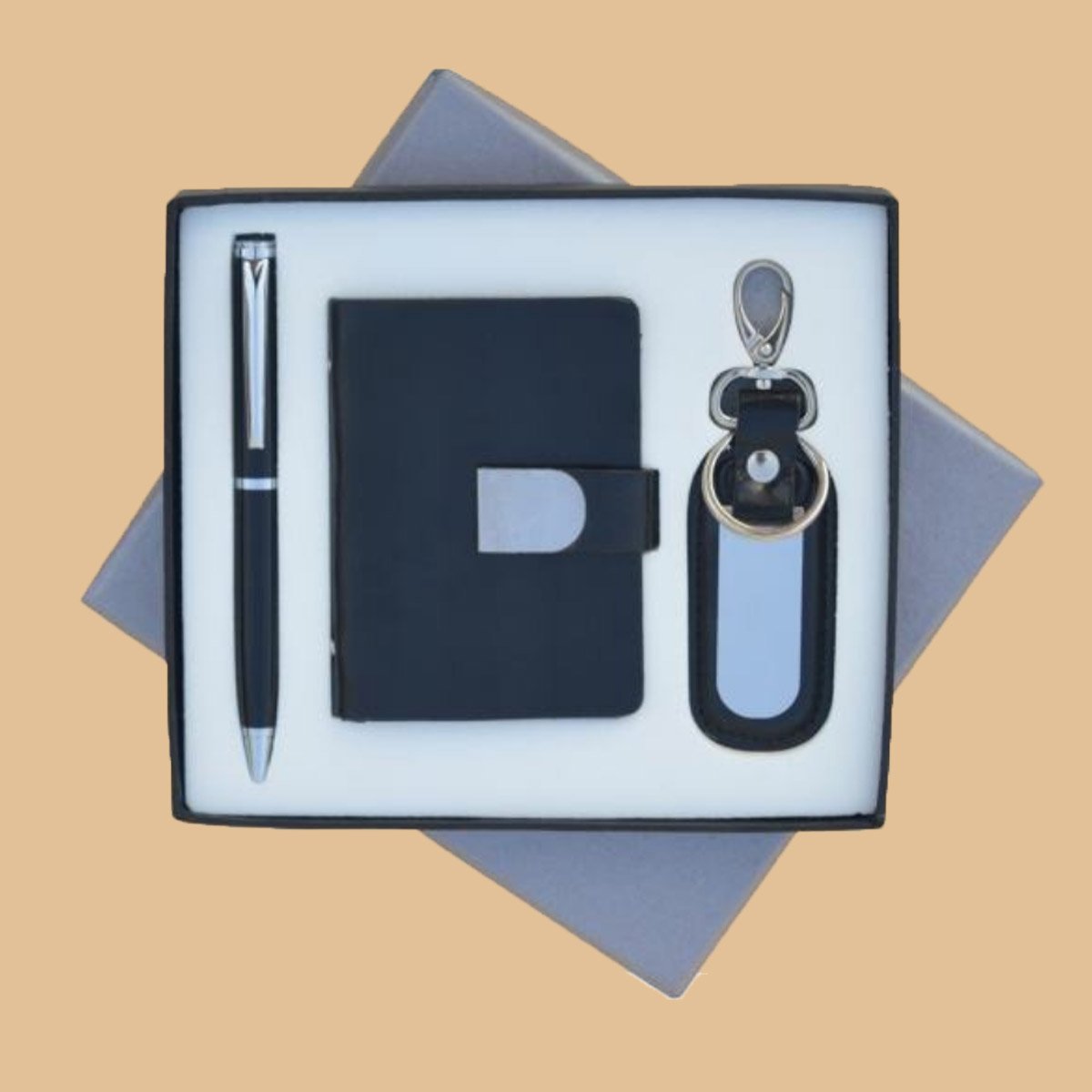 3-in-1 Premium Leather Corporate Gift Set