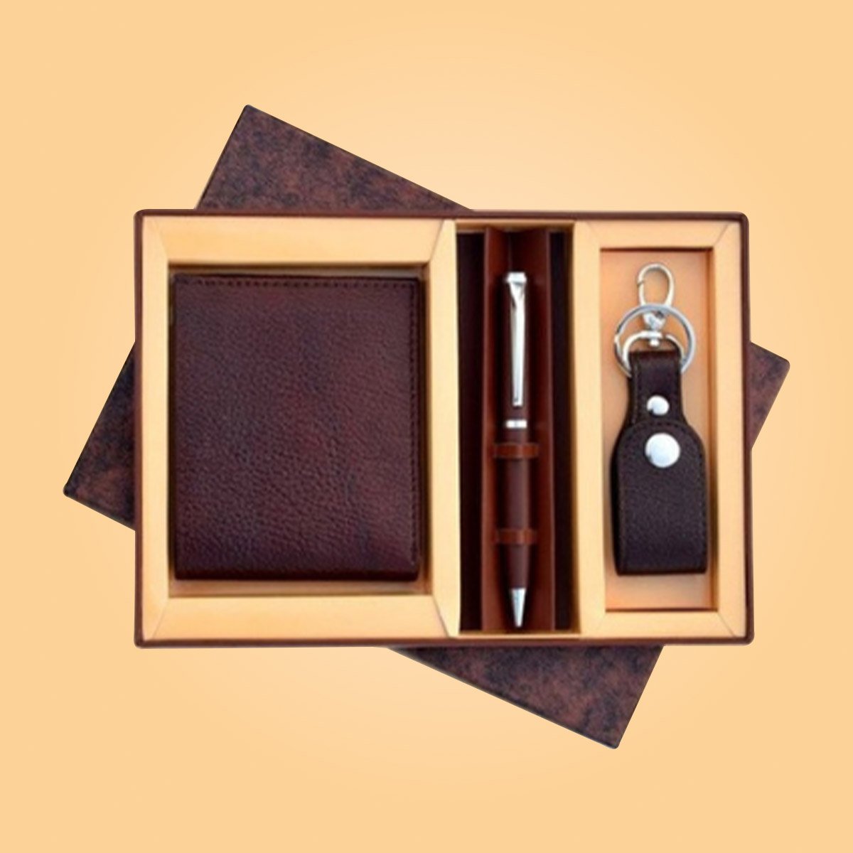 3-in-1 Premium Leather Corporate Gift Set