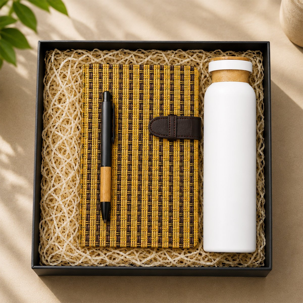 2 in 1 Premium Corporate Gift with Notebook and Insulated Bottle