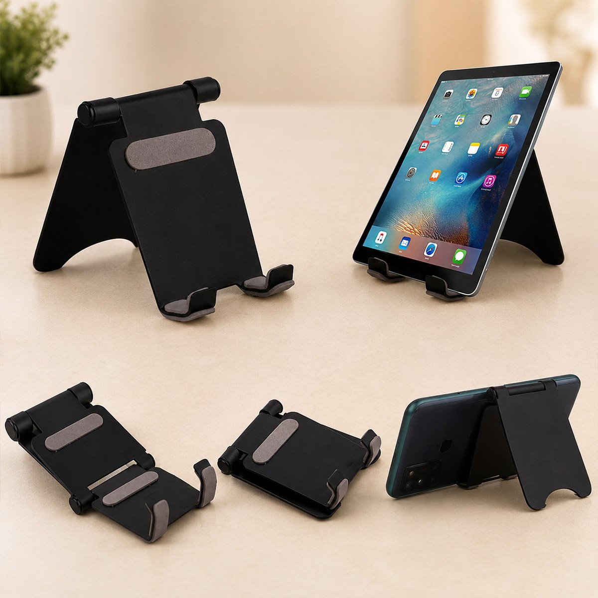 Mini Folding Mobile and Tablet Stand for Office